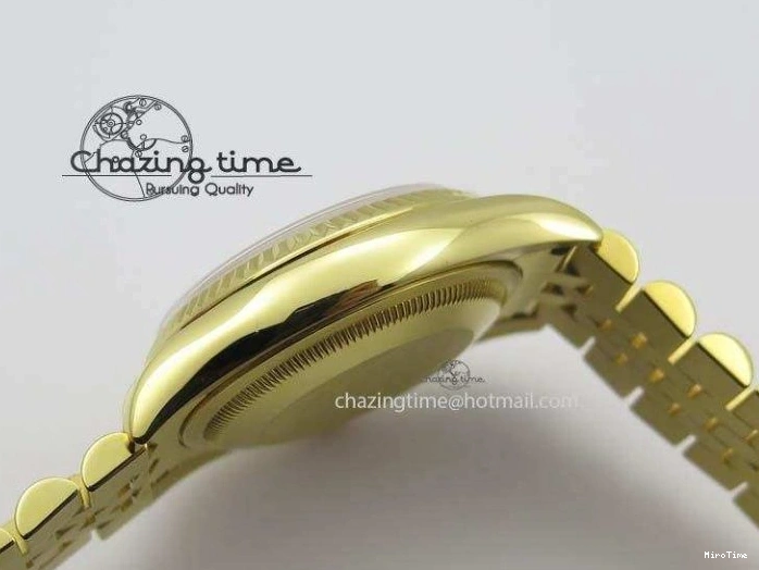 MiroTime 0106 DateJust 36mm Wrapped YG BP-Maker Best Edition White MOP Dial On Wrapped YG Bracelet ETA Bright 3835